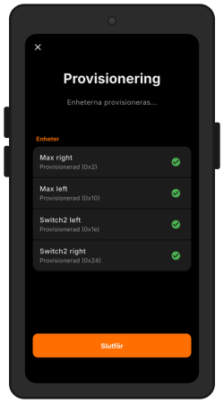 Installation klar