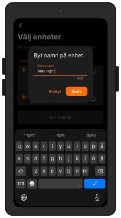 Namnge enhet