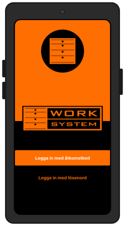 Startskärm för CONTROL app